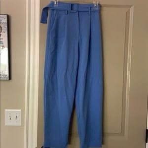fashion nova blue wide leg pants size small